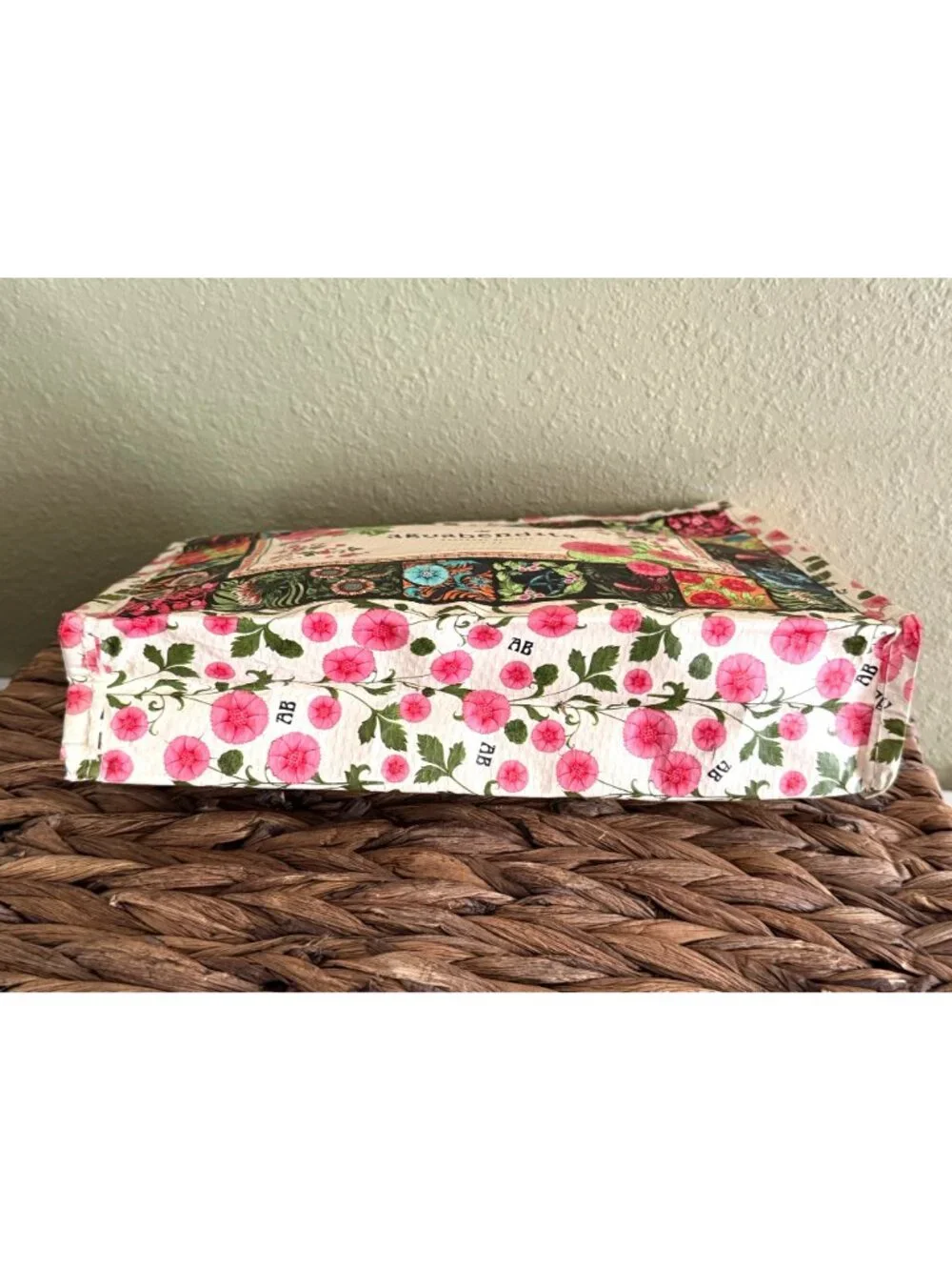 Agua Bendita Swimsuit Pouch cosmetic Bag Makeup Toiletries Plastic Zip Top 8 x 1